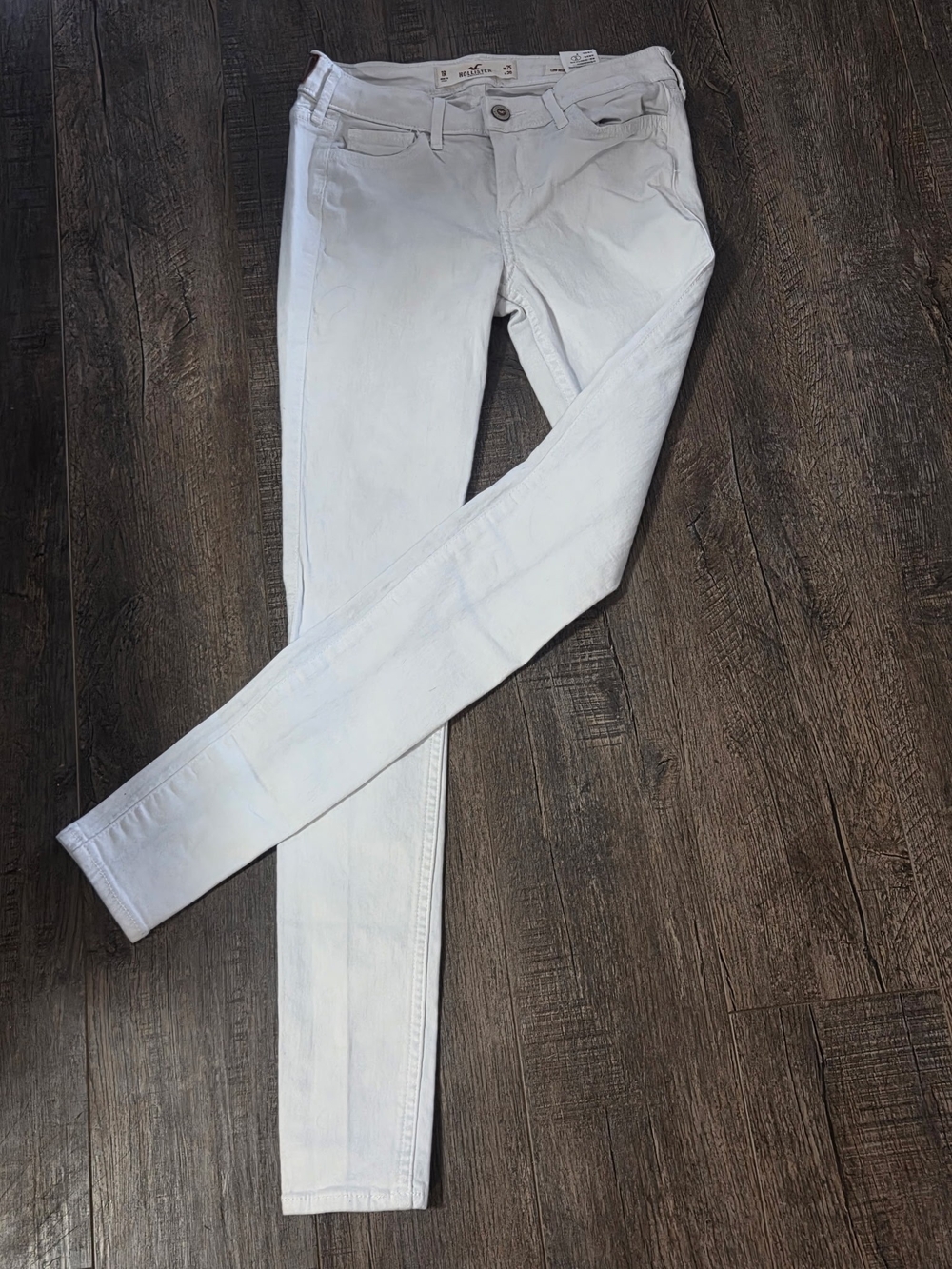 Hollister White Skinny Jeans - Light Wash
